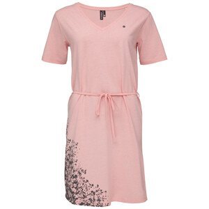 Dámské šaty Loap Aurora Velikost: XL / Barva: světle růžová