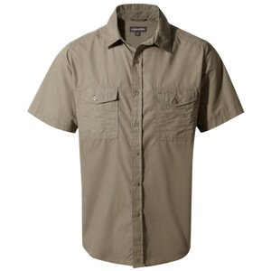 Pánská košile Craghoppers Kiwi Short Sleeved Shirt Velikost: XXL / Barva: hnědá