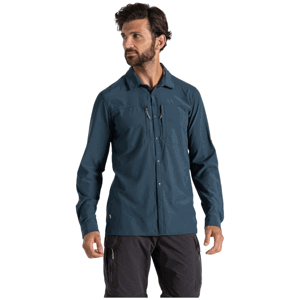 Pánská košile Craghoppers NosiLife Pro Long Sleeved Shirt V Velikost: M / Barva: tmavě modrá