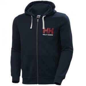 Pánská mikina Helly Hansen HH Logo Full Zip Hoodie Velikost: XL / Barva: tmavě modrá