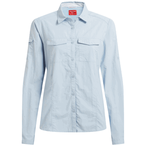 Dámská košile Craghoppers NosiLife Adventure Long Sleeved Shirt III Velikost: XXL / Barva: světle modrá