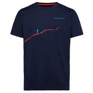 Pánské triko La Sportiva Trail T-Shirt M Velikost: L / Barva: modrá