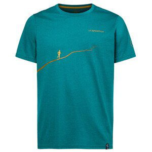 Pánské triko La Sportiva Trail T-Shirt M Velikost: L / Barva: zelená