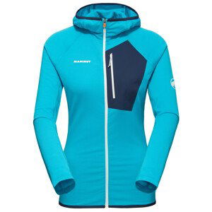 Dámská funkční mikina Mammut Aenergy Light ML Hooded Jacket Velikost: S / Barva: modrá