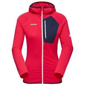 Dámská funkční mikina Mammut Aenergy Light ML Hooded Jacket Velikost: S / Barva: růžová