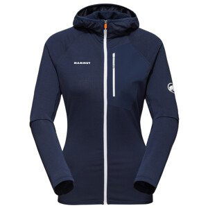 Dámská funkční mikina Mammut Aenergy Light ML Hooded Jacket Velikost: S / Barva: tmavě modrá