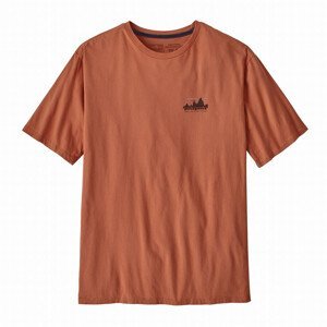 Pánské triko Patagonia M's '73 Skyline Organic T-Shirt Velikost: M / Barva: hnědá
