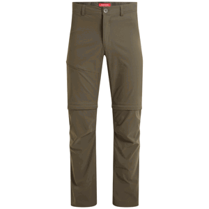 Pánské kalhoty Craghoppers NosiLife Pro Convertible Trouser III Velikost: L-XL / Barva: zelená