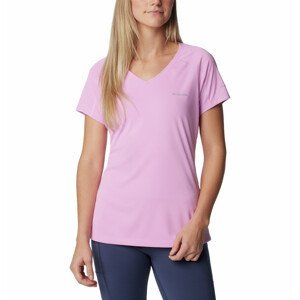 Dámské triko Columbia Zero Rules™ Short Sleeve Shirt Velikost: S / Barva: fialová