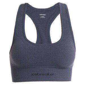 Sportovní podprsenka Icebreaker Women Merino Seamless Active Bra Velikost podprsenky: S / Barva: šedá