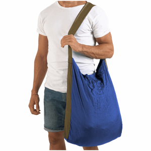 Taška přes rameno Ticket to the Moon Eco Bag Large Barva: modrá