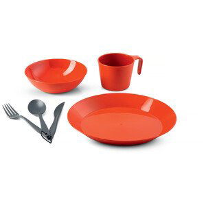 Talíř GSI Outdoors Cascadian 1 Person Table Set Barva: oranžová