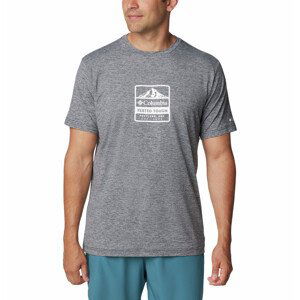 Pánské triko Columbia Kwick Hike™ Graphic SS Tee Velikost: M / Barva: šedá