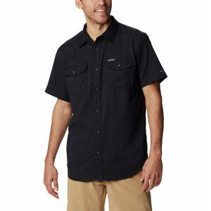 Pánská košile Columbia Utilizer™ II Solid Short Sleeve Shirt Velikost: M / Barva: černá