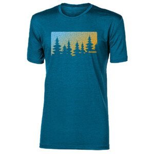 Pánské triko Progress HRUTUR "FOREST" Velikost: XL / Barva: modrá