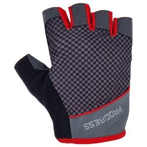 Cyklistické rukavice Progress SOLAR MITTS Velikost rukavic: XL / Barva: černá/červená