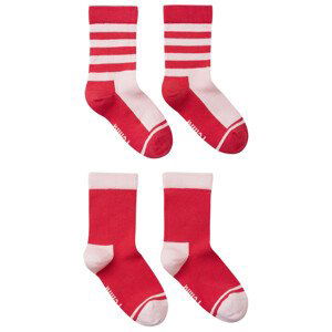 Dětské ponožky Reima Jalkaan Velikost ponožek: 34-37 / Barva: červená
