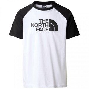 Pánské triko The North Face S/S Raglan Easy Tee Velikost: M / Barva: bílá