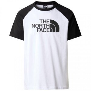 Pánské triko The North Face S/S Raglan Easy Tee Velikost: L / Barva: bílá