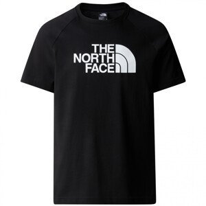 Pánské triko The North Face S/S Raglan Easy Tee Velikost: M / Barva: černá