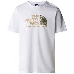 Pánské triko The North Face M S/S Rust 2 Tee Velikost: M / Barva: bílá