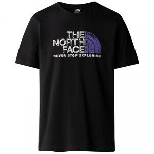 Pánské triko The North Face M S/S Rust 2 Tee Velikost: M / Barva: černá