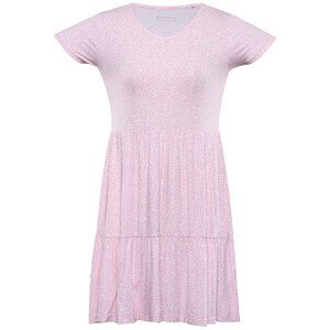 Dámské šaty Alpine Pro Jedera Velikost: XL / Barva: růžová/bílá