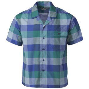 Pánská košile Marmot Muir Camp Novelty SS Velikost: L / Barva: modrá/zelená