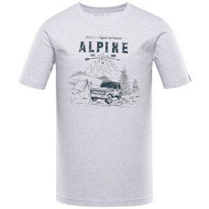 Pánské triko Alpine Pro Goraf Velikost: M / Barva: bílá