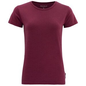 Dámské funkční triko Devold Jakta Merino 200 T-Shirt Velikost: S / Barva: červená