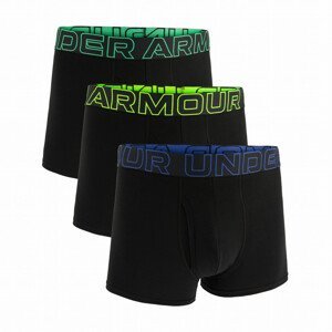 Pánské boxerky Under Armour M UA Perf Cotton 3in Velikost: S / Barva: černá/modrá