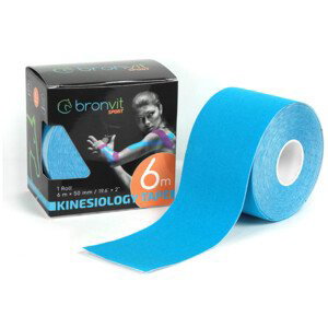 Tejpovací páska BronVit Sport Kinesio Tape classic 5 cm x 6m Barva: světle modrá