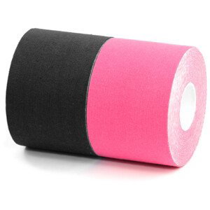Tejpovací pásky BronVit Sport Kinesio Tape set Barva: černá/růžová