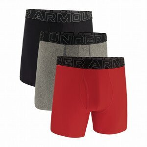 Pánské boxerky Under Armour Perf Tech 6in Velikost: S / Barva: červená/černá