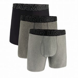 Pánské boxerky Under Armour Perf Tech 6in Velikost: XL / Barva: šedá/černá