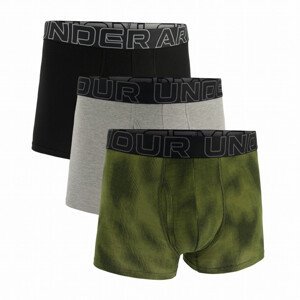 Pánské boxerky Under Armour Perf Cotton Nov 3in Velikost: S / Barva: zelená