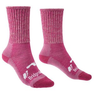 Dětské ponožky Bridgedale Junior Comfort Boot Velikost ponožek: 37-39 / Barva: růžová