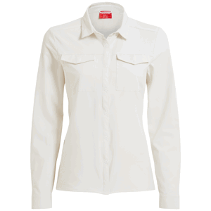 Košile Craghoppers NosiLife Pro Long Sleeved Shirt III Velikost: M / Barva: bílá