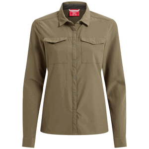 Košile Craghoppers NosiLife Pro Long Sleeved Shirt III Velikost: M / Barva: zelená