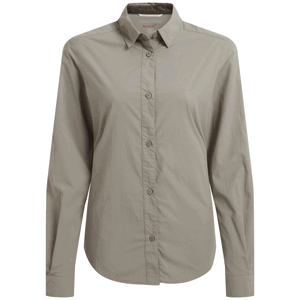 Košile Craghoppers NosiLife Freeda Long Sleeved Shirt Velikost: XXL / Barva: hnědá