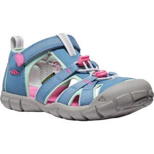 Dětské sandály Keen Seacamp II CNX JR Velikost bot (EU): 32-33 / Barva: modrá/růžová