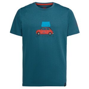 Pánské triko La Sportiva Cinquecento T-Shirt M Velikost: L / Barva: modrá/červená