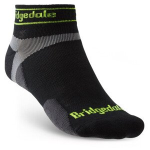 Ponožky Bridgedale Trail Run UL T2 MS Low Velikost ponožek: 41-43 / Barva: černá