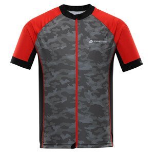 Pánský cyklistický dres Alpine Pro Mark Velikost: S / Barva: šedá