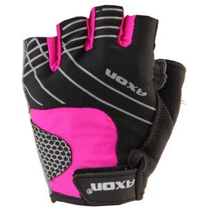 Cyklistické rukavice Axon 195 Velikost: XS / Barva: růžová