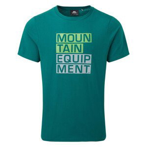 Pánské triko Mountain Equipment Block Letter Tee Velikost: L / Barva: modrá
