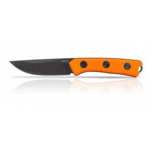 Nůž Acta non verba DLC/Plain Edge - Leather Barva: oranžová