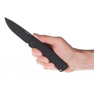 Zavírací nůž Acta non verba Z200 DLC/Plain Edge,Dural/lock Barva: černá