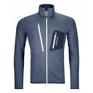 Pánská mikina Ortovox Fleece Grid Jacket Velikost: L / Barva: tmavě modrá