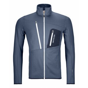 Pánská mikina Ortovox Fleece Grid Jacket Velikost: XL / Barva: tmavě modrá